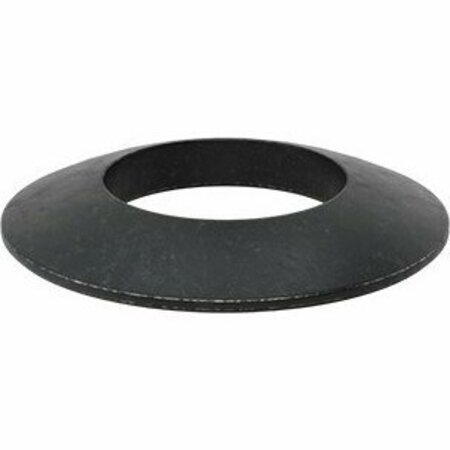 BSC PREFERRED Male Washer for 1-1/2 Screw Size Two Piece Black-Oxide Steel Leveling Washer 91131A127